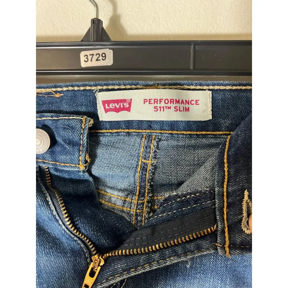 Boys Levi's Performance 511 slim adjustable waist jeans 14 reg